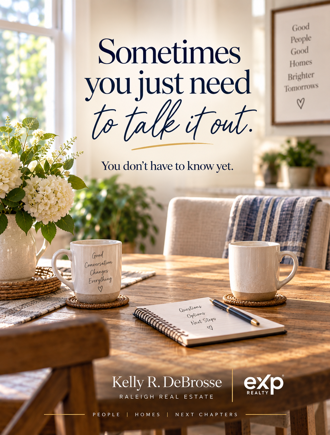 Sometimes You Just Need to Talk it Out